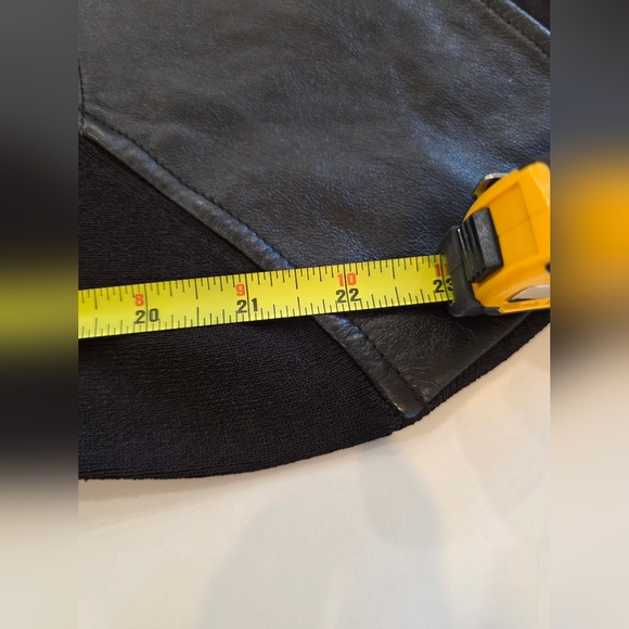 Anne Klein Women's Genuine Leather  Jacket  Sweater - Item 057 - Picture 8 of 14